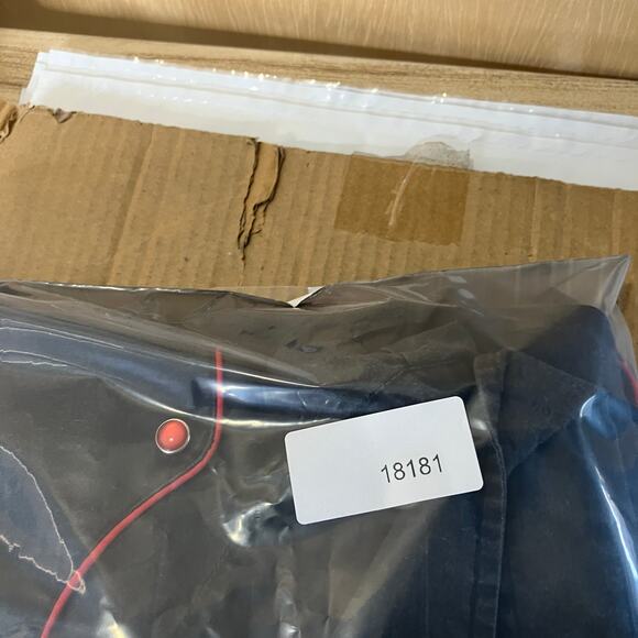 ELY Diamond Western Shirt Mens XXL Black Red Snap Front Long Sleeve Rodeo - Picture 8 of 8